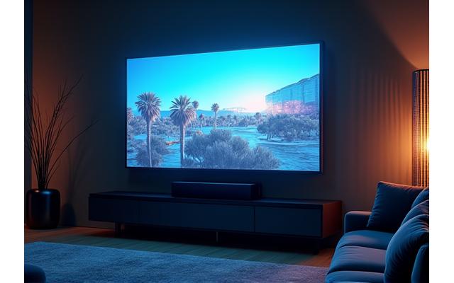 Hochauflösende Fernseher und Soundsysteme